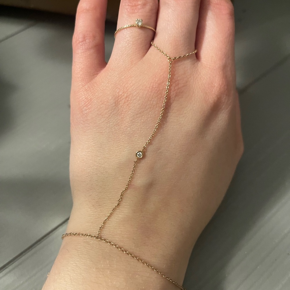 COPY - Rose gold hand bracelet